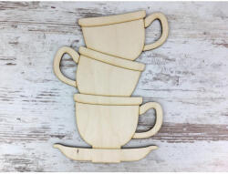 Natúr fa - Teás csészék 20cm - csinaldmagadshop