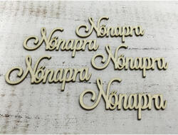 Nőnapra" felirat 10cm 5db/csomag - csinaldmagadshop