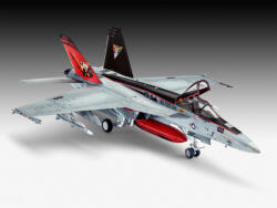 Revell Сглобяем модел, Revell, Изтребител F-A-18E Super Hornet, 63 части (R03997)