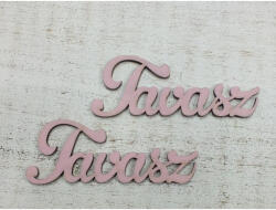  Fa "Tavasz" felirat rózsaszín 2db/csomag - csinaldmagadshop
