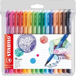 STABILO Комплект флумастери, Stabilo, pointMax ST488/15-01, 15 цвята (ST488/15-01)