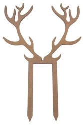 Natúr fa - Beszúrós agancs 18cm bronz - csinaldmagadshop