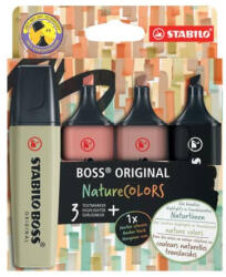 STABILO Комплект текст маркер, Stabilo, Boss Original, 4 цвята (ST70/4)