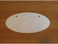  Natúr fa - Ovál tábla 24cm - csinaldmagadshop