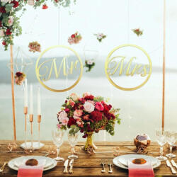 Mr&Mrs karika szett natúr 2db - csinaldmagadshop