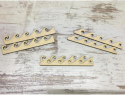 Natúr fa - Hullámok 10cm 3-3db/csomag - csinaldmagadshop