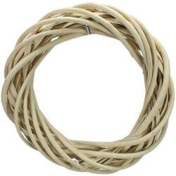  Vessző koszorú krém 20cm - csinaldmagadshop