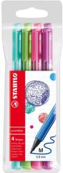 STABILO Комплект флумастери, Stabilo, pointMax ST488/4-01, 4 цвята (ST488/4-01)