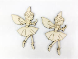 Natúr fa - "Faye" tündér kislány 9, 5cm 2db/csomag - csinaldmagadshop