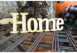 Natúr fa - "Home" felirat 15cm 2db/csomag - csinaldmagadshop