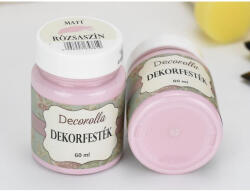  Decorolla matt dekorfesték 60ml rózsaszín - csinaldmagadshop