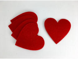  Filc - Szív 8x8cm 5db/csomag - csinaldmagadshop