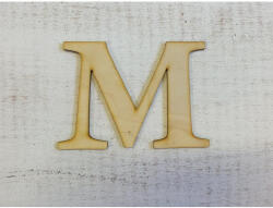  Natúr fa - Betű Carmen 10cm - csinaldmagadshop - 790 Ft