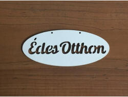 Édes otthon" áttört ovál táblák fehér - csinaldmagadshop