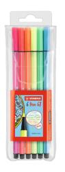 STABILO Комплект флумастери, Stabilo, Pen 68 Neon ST6806-1, 6 цвята (ST6806-1)