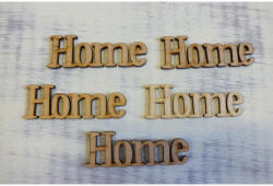  Natúr fa - "Home" felirat 5db/csomag - csinaldmagadshop