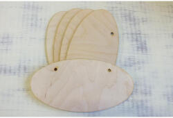  Natúr fa - Ovál táblák 10x20cm 5db/csomag - csinaldmagadshop