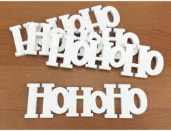 Hohoho felirat fehér 15cm 4db/csomag - csinaldmagadshop