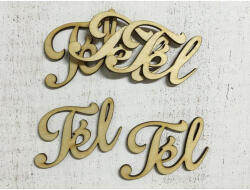  Tél felirat 7cm 5db/csomag - csinaldmagadshop