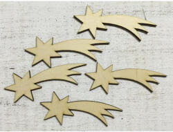  Natúr fa - Hullócsillag 9, 5cm 5db/csomag - csinaldmagadshop