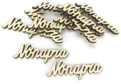  Natúr fa - "Nőnapra" felirat 1, 8x6, 4cm 10db/csomag - csinaldmagadshop