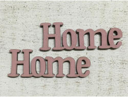 Fa "Home" felirat antikrózsa 2db/csomag - csinaldmagadshop