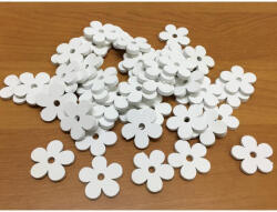  Fa virág fehér 2, 5cm 50db/csomag - csinaldmagadshop