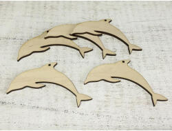 Natúr fa - Delfin 10, 5x4cm 5db/csomag - csinaldmagadshop