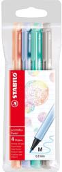 STABILO Комплект флумастери, Stabilo, pointMax Pastel ST488/4-02, 4 цвята (ST488/4-02)