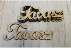  Natúr fa - "Tavasz" felirat 9, 5cm 5db/csomag - csinaldmagadshop