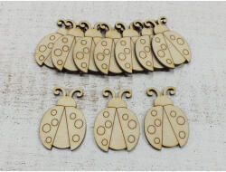  Natúr fa - Katica 5cm 10db/csomag - csinaldmagadshop