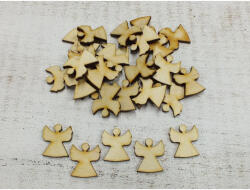  Natúr fa - Angyal 3cm 30db/csomag - csinaldmagadshop
