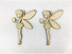  Natúr fa - "Ella" tündér varázstojással 9, 5cm 2db/csomag - csinaldmagadshop