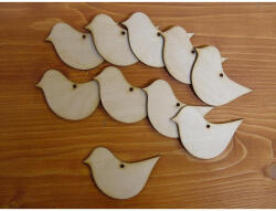 Natúr fa - Kövér madár 6x8cm 10db/csomag - csinaldmagadshop