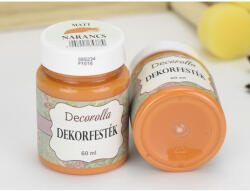  Decorolla matt dekorfesték 60ml narancs - csinaldmagadshop