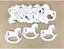 Fehér hintaló 5cm 15db/csomag - csinaldmagadshop