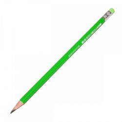 STABILO Графитен молив, Stabilo, Swano fluo HB с гума, Зелен (ST4907/HB-33)