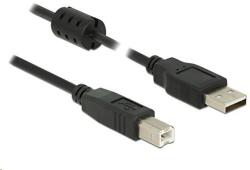 Delock кабел, USB 2.0 тип A мъжки > USB 2.0 тип B мъжки, 0, 5 м, черен (84894) (84894)