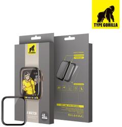 Type Gorilla Apple iWatch 7 41mm TG Shock-Resistant 3D Fólia Aplikátorhoz - Fekete
