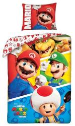 Halantex Super Mario ágyneműhuzat szett 140x200 cm - BROS Movie