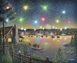 SunsOut Fireworks - Sunsout 60345 - 1000 darabos puzzle