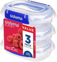 Sistema KLIP IT PLUS Műanyag ételtároló készlet 0, 18L (3 db) (881523) (881523)