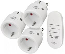 brennenstuhl Comfort-Line Mini 3+1 Távirányítós aljzatkészlet (1507070) (1507070)