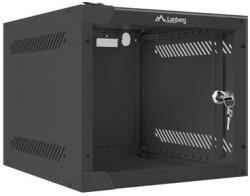 Lanberg 4U 10" fali rack szekrény 280x310mm fekete (WF10-2304-10B) (WF10-2304-10B) (WF10-2304-10B)