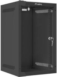 Lanberg 9U 10" fali rack szekrény 280x310mm fekete (WF10-2309-10B) (WF10-2309-10B) (WF10-2309-10B)