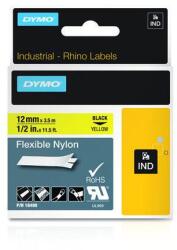 DYMO Feliratozógép Szalag, Flexibilis Id, 12 Mm X 3, 5 M, Sárga-fekete (18490) (18490)