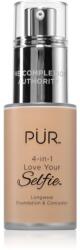 PÜR Cosmetics 4-in-1 Love Your Selfie make-up si corector 2 in 1 culoare MG5 30 ml
