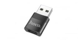 hoco. UA17 Type-C - USB OTG adapter fekete (UA17TYPECUSB)