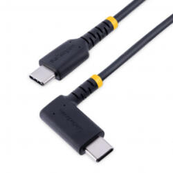StarTech USB Type-C - USB Type-C (hajlított) adat- és töltőkábel 30cm fekete (R2CCR-30C-USB-CABLE)