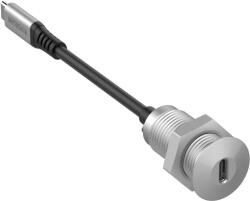 Vivolink Priza de birou argintie USB-C pentru dock-ul de conferinta VLUSBCHUB2 (PROUSBCMF0.3SOCKET)